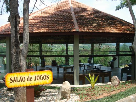 Hotel Estância Atibainha -salão de jogos
