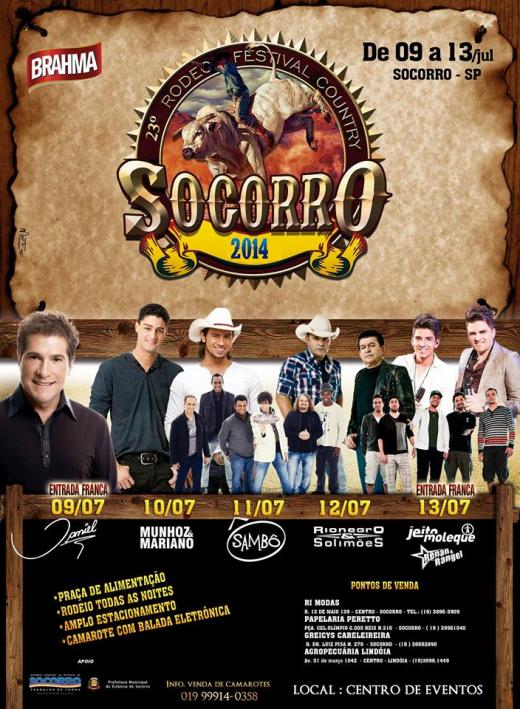 23 Rodeo Festival Country - 2014 - Socorro (SP)