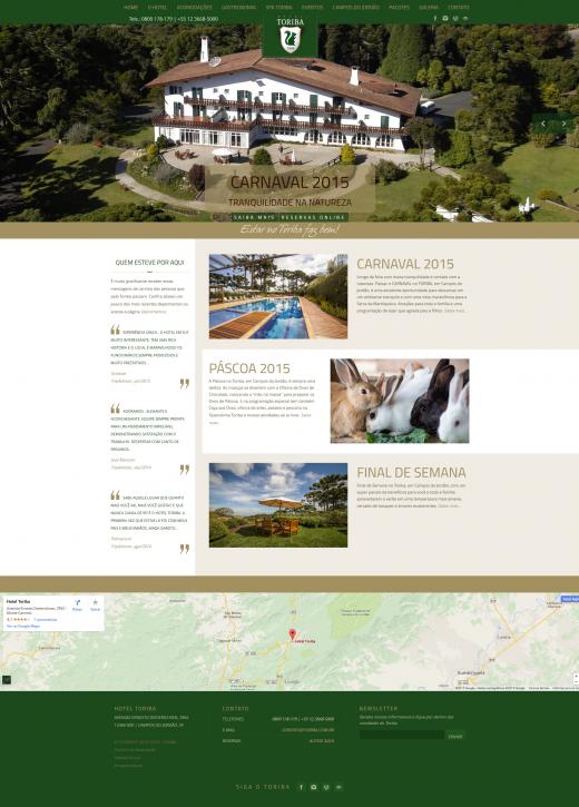 Hotel Toriba - tela novo site