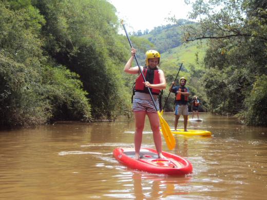 Stand up paddle no Rio do Peixe em Socorro (SP)