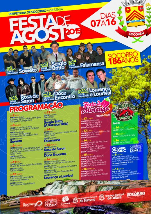 Festas de Agosto 2015 em Socorro