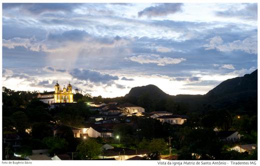 vista da Igreja Matriz de Santo Antônio, Tiradentes (MG)