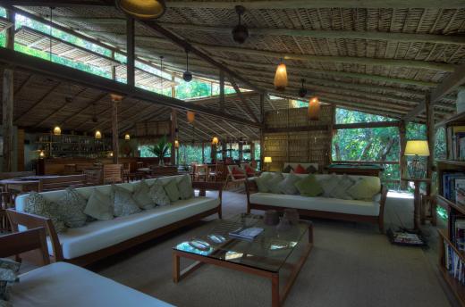 Anavilhanas Jungle Lodge - lounge - foto Johannes Compaan
